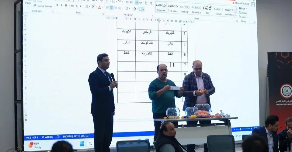 تعرف على “قرعة” مباريات دور الـ16 لبطولة كأس العراق لكرة القدم