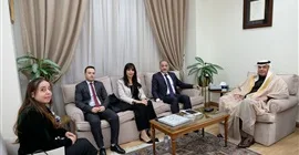 السفير منزلاوي يستقبل المندوب الدائم لفلسطين لدى جامعة الدول العربية
