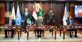 العسكرية التكنولوجية توقع عقد إتفاق مع الشركة القابضة للأكاديمية المصرية لعلوم الطيران وشركة سافز لخدمات الطيران وتطوير التعليم
