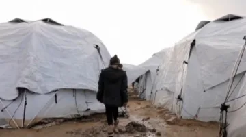 النازحون في شمال غزة يكافحون البرد والأمطار وسط خيام متهالكة