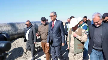 النفط تباشر بتنفيذ مشروع مد أنبوب نقل الغاز الجاف من خور الزبير إلى شط العرب