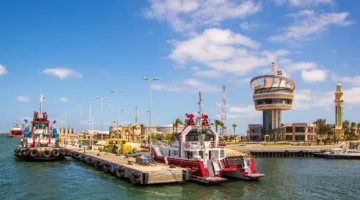 تداول 34 سفينة للحاويات والبضائع العامة بميناء دمياط