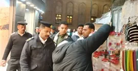 حملة مكبرة لرفع الاشغالات بعدد من شوارع مدينة دمياط