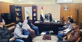 دويدار يستقبل وفد النقابة الفرعية للتمريض بسوهاج لمناقشة عدد من الإهتمامات المشتركة