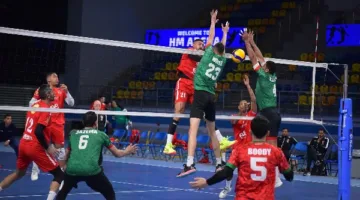 «رجال طائرة الأهلي» يفوز على سبورتنج في الدوري