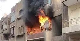 سوهاج.. حريق بشقة سكنية بمنزل بقسم أول