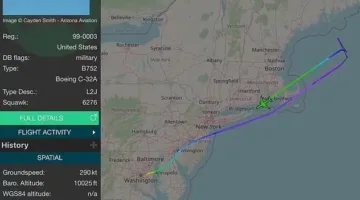 عطل فني يضرب طائرة وزير خارجية أمريكا في الجو