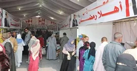 محافظ المنيا يفتتح معرضين ” أهلاً رمضان ” بسمالوط