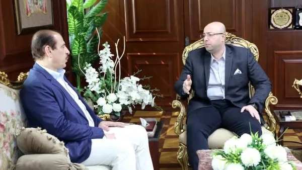 محافظ بني سويف يستقبل نائب وزير الصحة لمتابعة المشروعات الطبية بالمحافظة