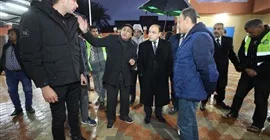 محافظ كفر الشيخ يتفقد رافع صرف صحي الجزيرة الخضراء بمطوبس