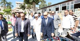 نائب محافظ كفر الشيخ يتفقد مدينة فوة للوقوف علي محاور التطوير