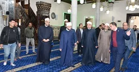 وزير الأوقاف يتفقد مسجد السيدة سكينة (رضي الله عنها) استعدادًا لشهر رمضان