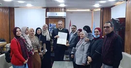 وكيل صحة كفر الشيخ يكرم إدارة المتوطنة لحصولها على المركز الثاني جمهوريا