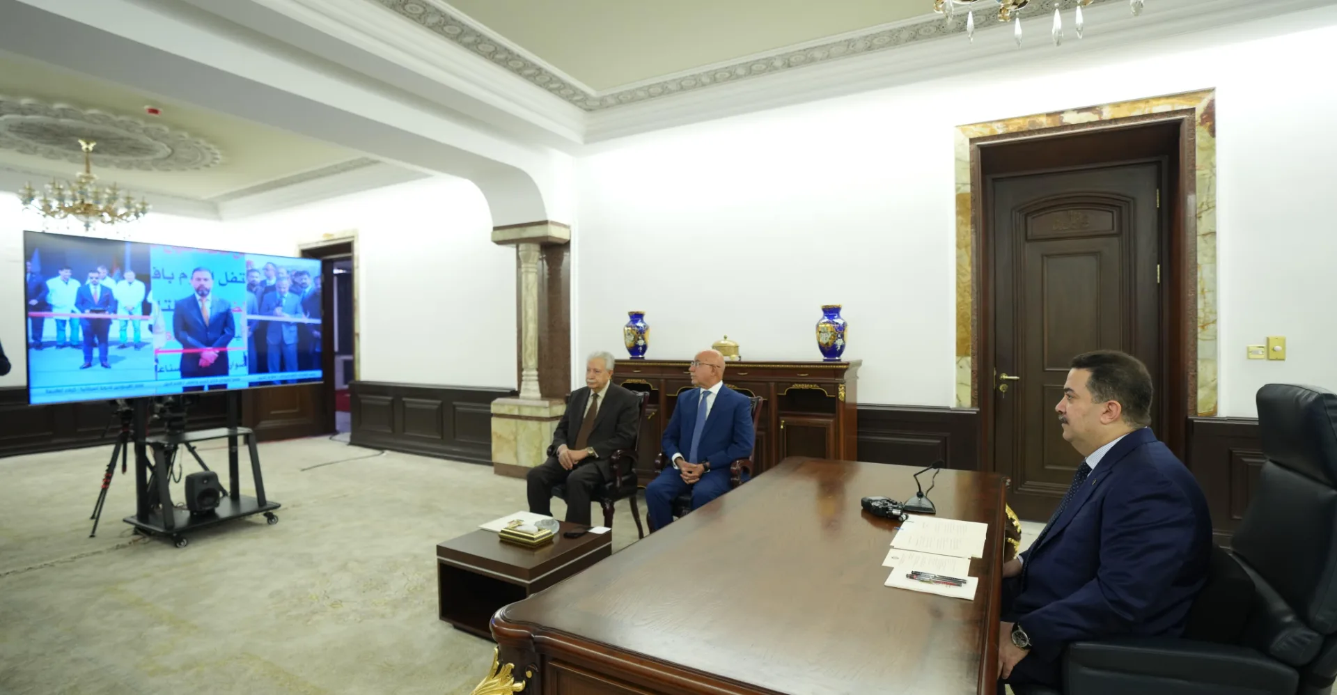 السوداني يفتتح ثلاثة مشاريع في ثلاث محافظات