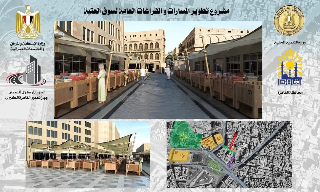إخلاء العتبة والموسكي.. خطة شاملة لتنظيم التجارة وإحياء التراث بميادين مصر