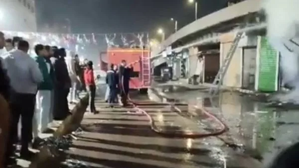 السيطرة على حريق نشب في محل موبايلات بالبدرشين