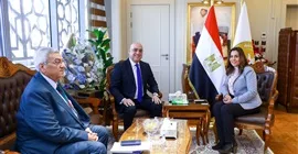 وزيرة التنمية المحلية تستقبل رئيس حزب الجبهة الوطنية