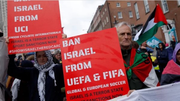 اتحاد كرة القدم الأيرلندي سيطلب من اليويفا حظر مشاركة إسرائيل بالمسابقات