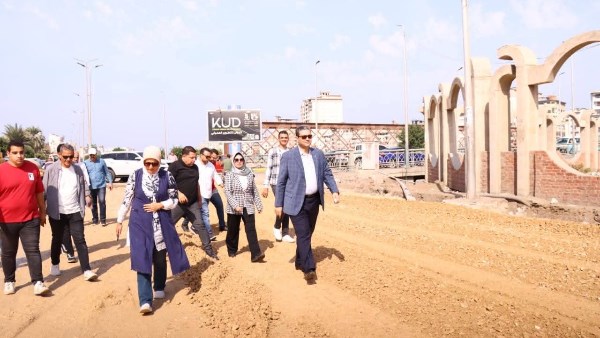 الانتهاء قريبا من تطوير طريق كورنيش النيل بالسنانية