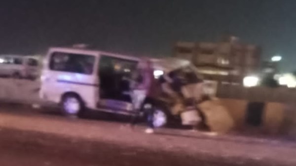 ننشر أسماء المصابين الـ 11 في حادث تصادم ميكروباص وجرار زراعي بجمصة